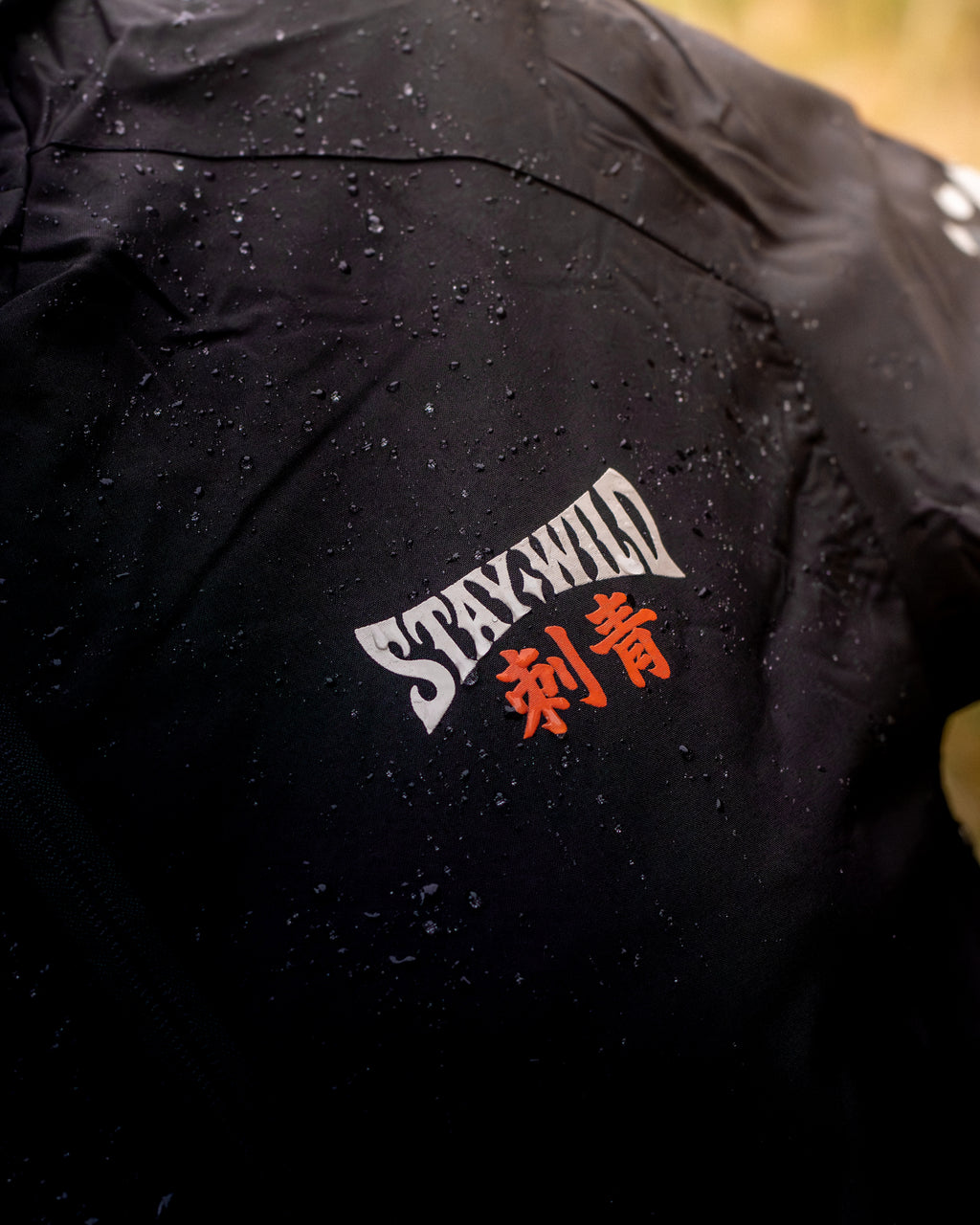Waterproof Hanya Windbreaker with rain drops — STAY WILD